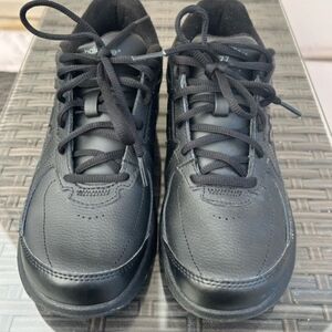 New Balance 577 Black Leather Comfort Walking Sneakers WW577BK 7
